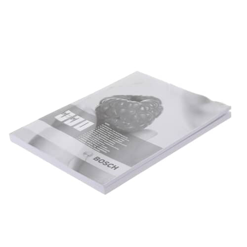 Bosch Part# 00692968 Instruction Manual - Genuine OEM