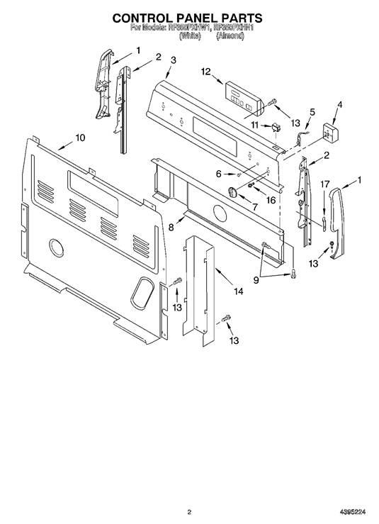 Whirlpool Dual Infinite Switch WP9758060