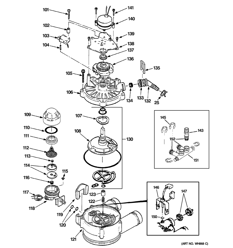 GE Water Filtration Valve ByPass WS15X10053