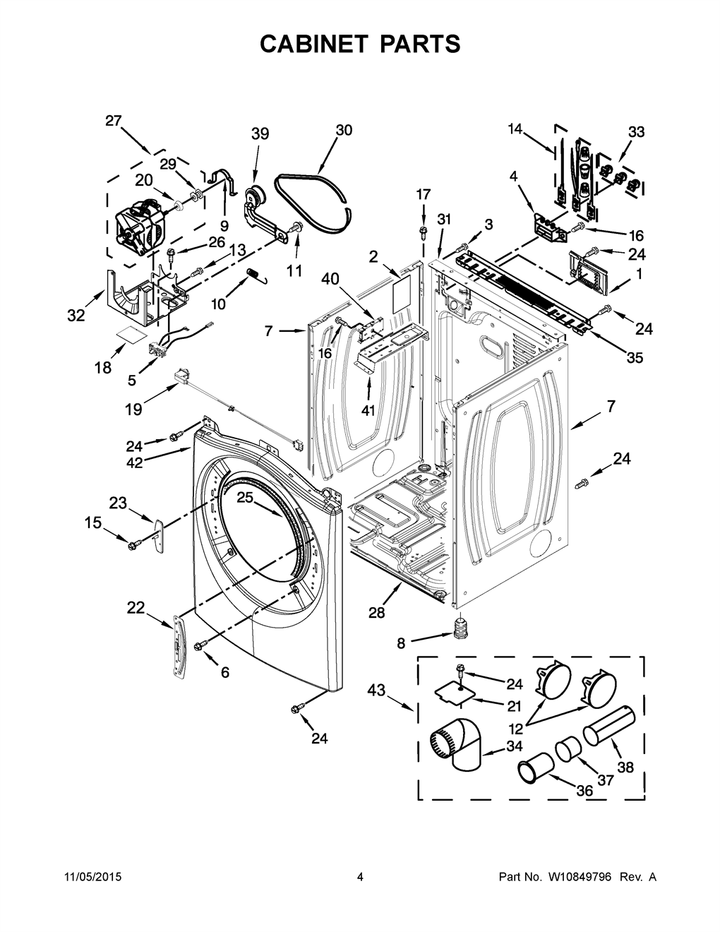 Whirlpool Dryer Belt WPW10112954