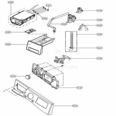 LG Part# ACZ70035094 Dispenser Assembly - Genuine OEM