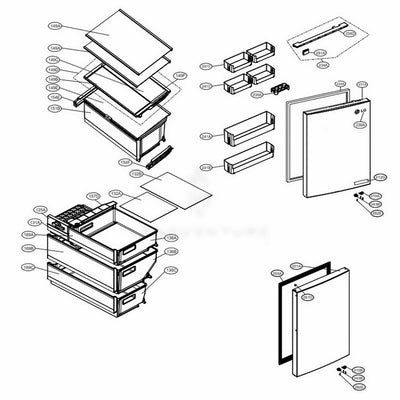 LG Part# MCR65093204 Cover Decor - Genuine OEM