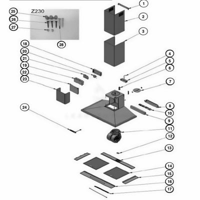 LG Part# EBZ63405080 Part Cover - Genuine OEM