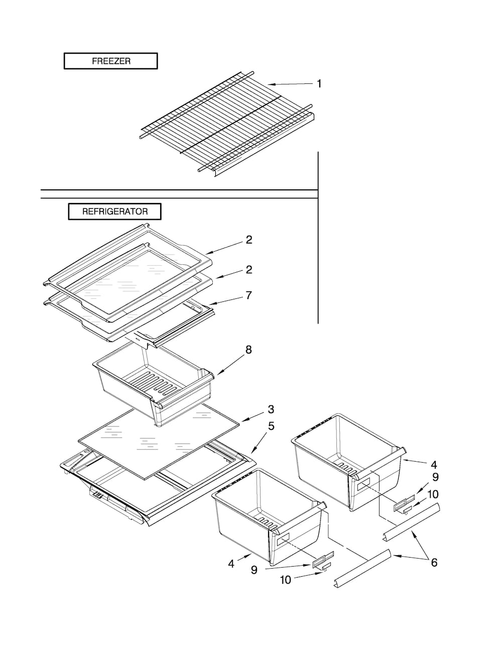 Whirlpool Deli Drawer WP2261934