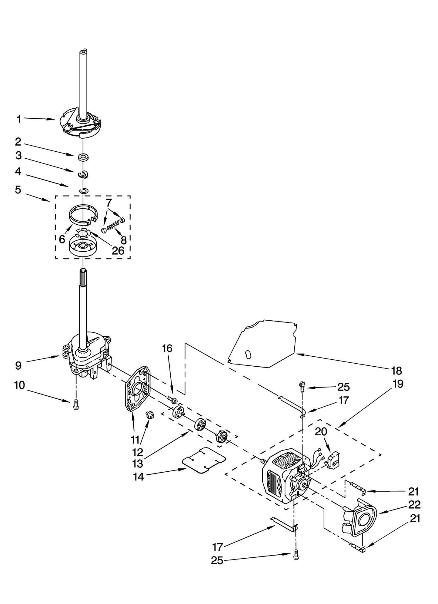 Whirlpool Clutch WP8299642
