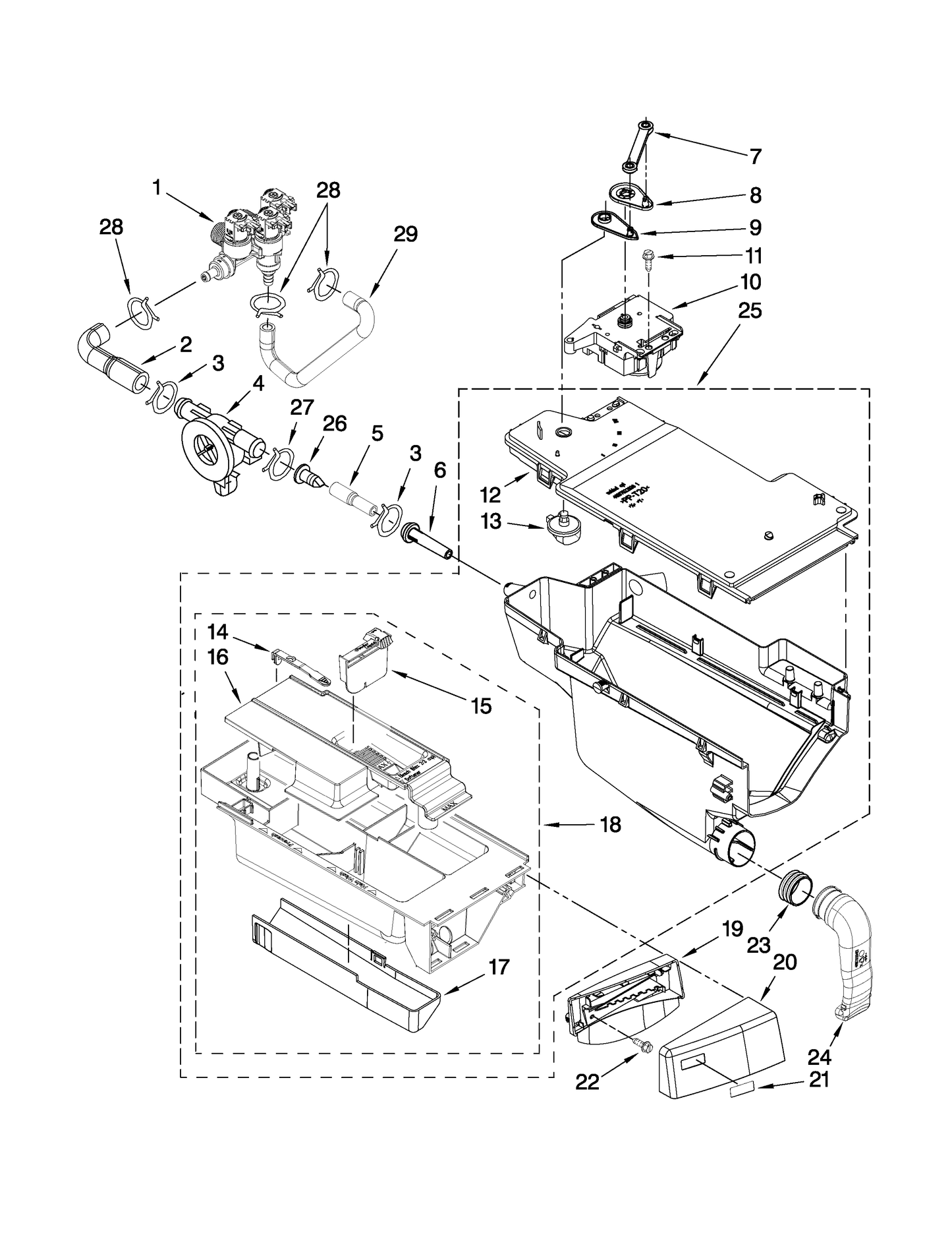 Whirlpool Washer Water Inlet Valve WPW10156253