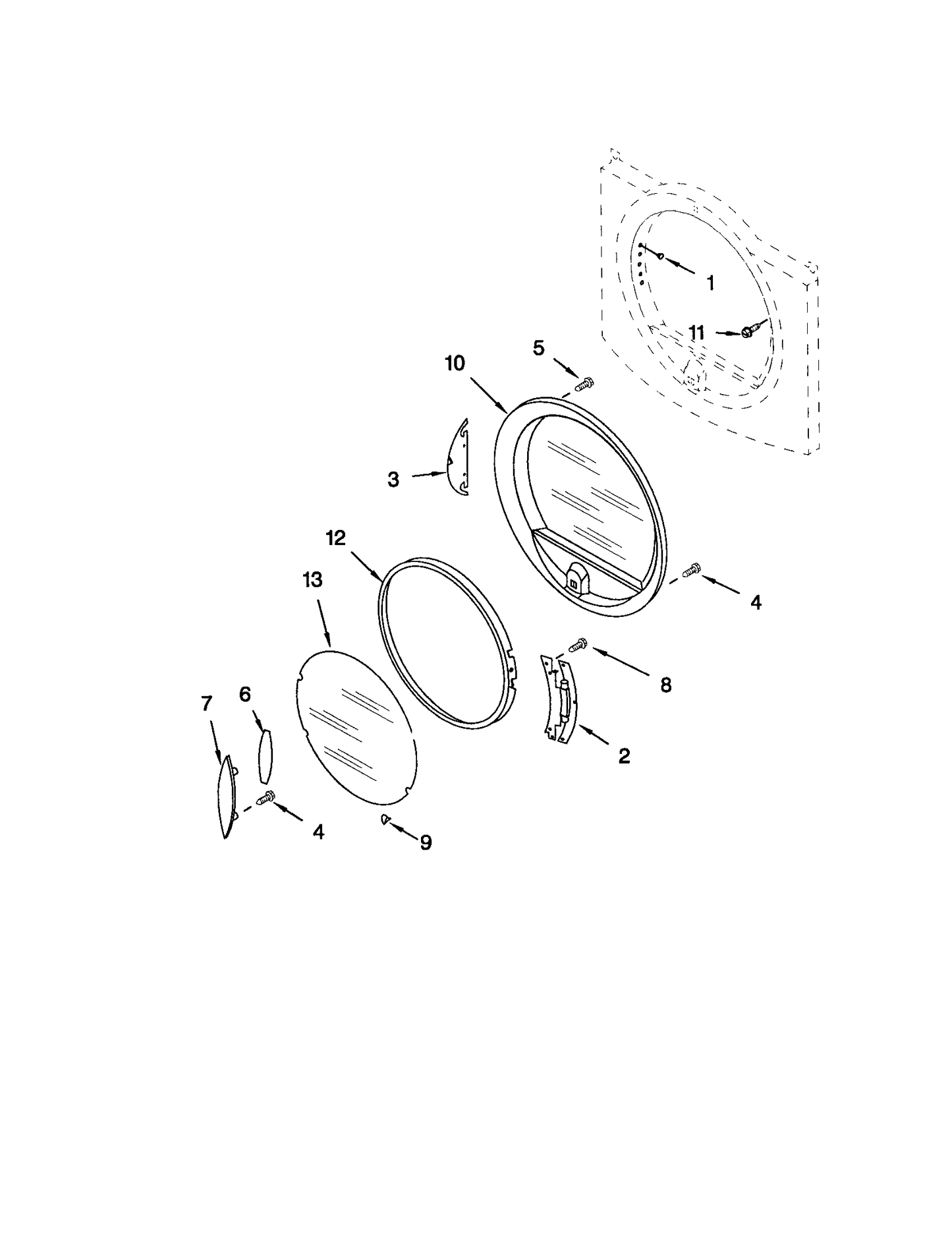 Whirlpool Door Handle (Black) WP8559751