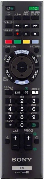Sony Remote Control (Rmf-Ed004) - 1-492-757-12