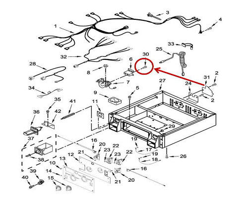 Whirlpool Part# 1181135 Screw (OEM)