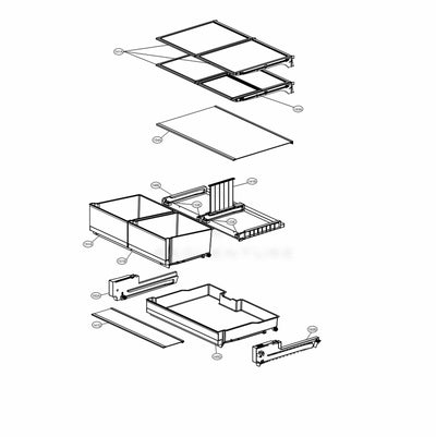 LG Part# AHT73233954 Shelf Assembly - Genuine OEM