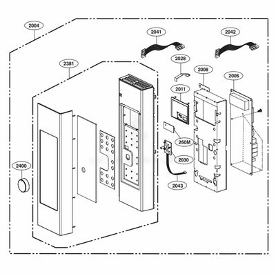 LG Part# ACM74758704 Touch Controller Assembly - Genuine OEM