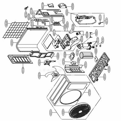 LG Part# ACG72964802 Bending Condenser Assembly - Genuine OEM