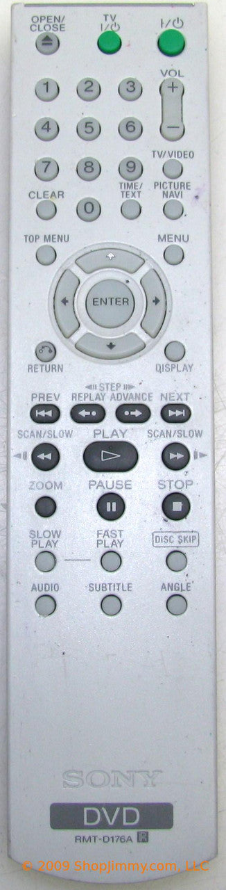 Sony Remote Control (Rmt-D17 - 1-479-179-41