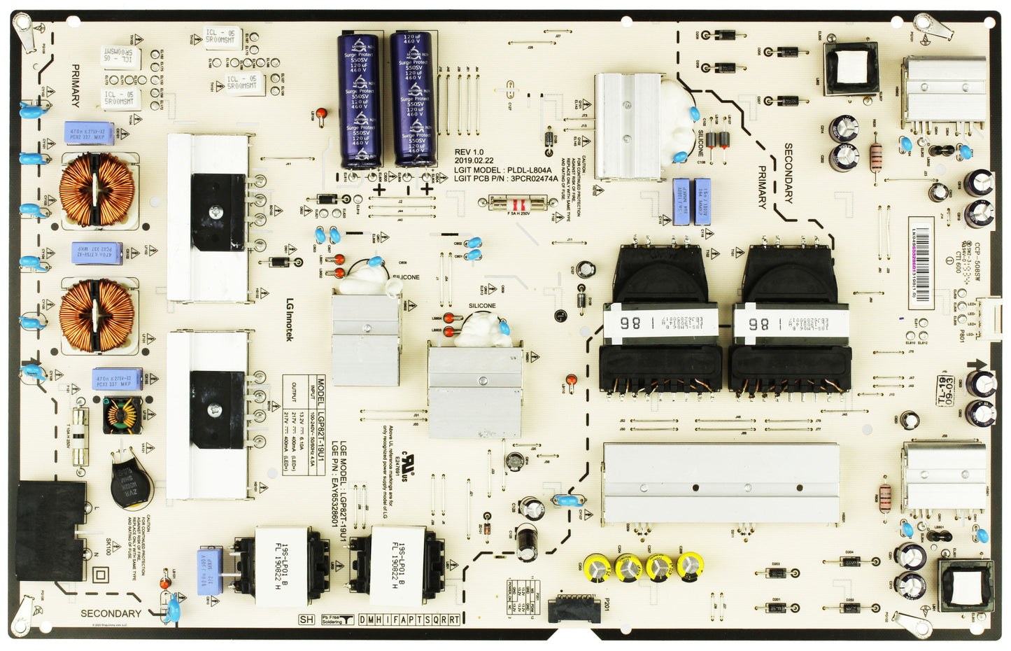 Lg Power Supply Assembly - EAY65328601