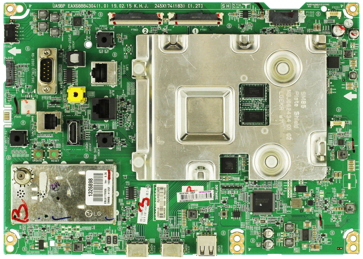 LG Part# EBT66101405 Chassis Assembly - Genuine OEM