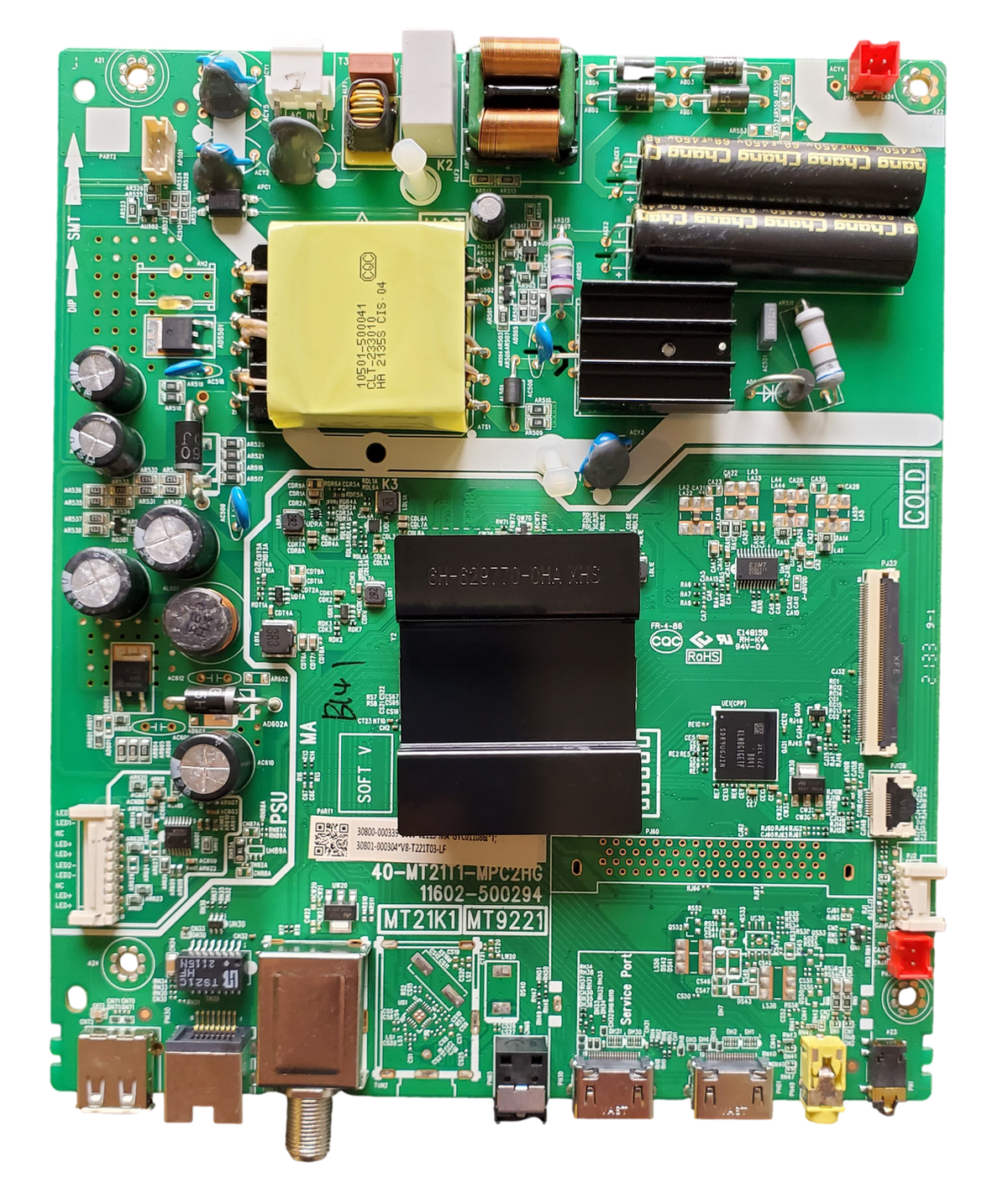 TCL TV Main/Power Supply Board - 30800-000339