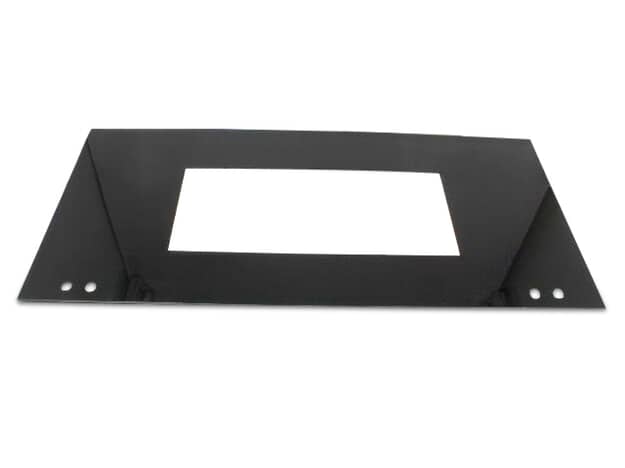Whirlpool Wall Oven Microwave Door Outer Panel Assembly (Black) - WPW10199428