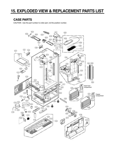 LG Part# MEG63143201 Drawer Holder - Genuine OEM