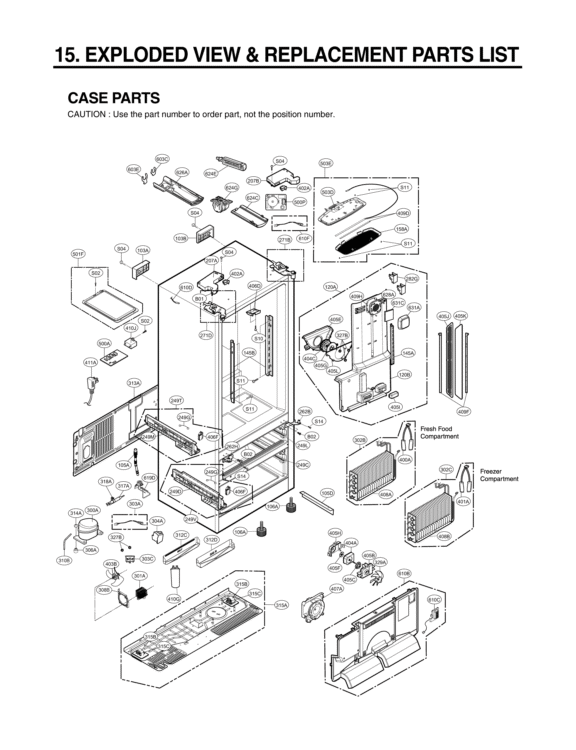 LG Part# MEG63143201 Drawer Holder - Genuine OEM