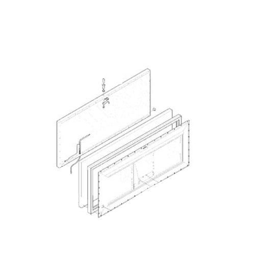 Electrolux Dsp Panel-Inn Door,White,Frzr - 216829800