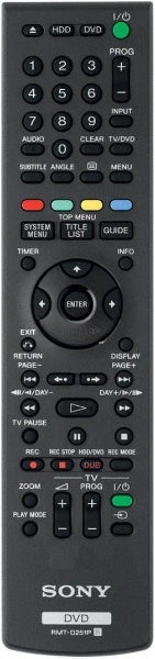 Sony Remote Control (Rmt-D222P) - 1-479-363-11