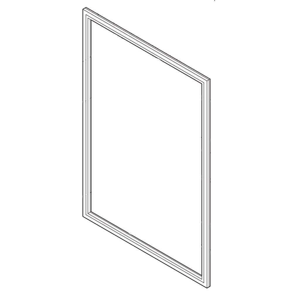 Electrolux Refrigerator Freezer Door Gasket (Black) - 242193208