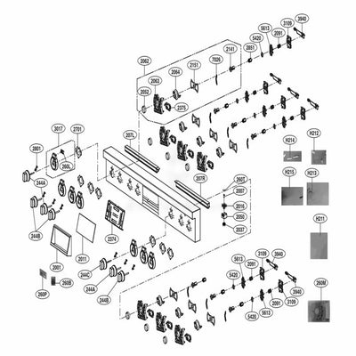 LG Part# AJJ75518601 Power Control Board Supporter Assembly - Genuine OEM