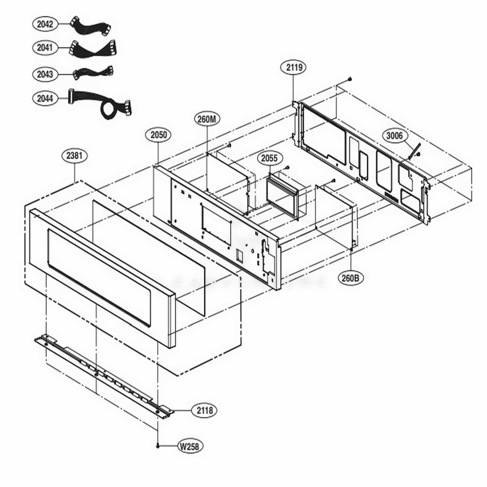 LG Part# EAD34822959 Wire Harness (Single) - Genuine OEM