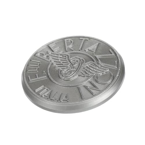 Bertazzoni Range Aluminum Wheel Plate Logo - 307986