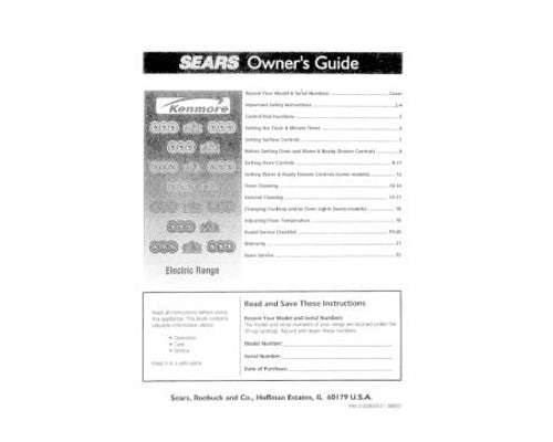 Electrolux Owners Manual - 316000931