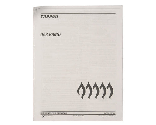 Electrolux Owner`S Manual - 318200701