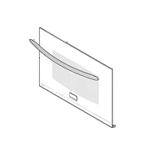 Electrolux Door Assembly,Glass,Black,Oute - 318304133