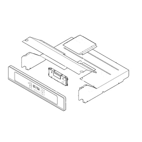 Electrolux Panel Assembly,Control,White - 318575127