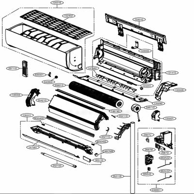 LG Part# EBR85102040 Main Power Control Board Assembly - Genuine OEM