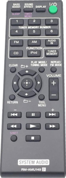 Sony Remote Control (Rm-Amu153W) - 1-492-484-11