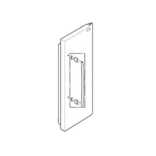 LG Part# 3581JA8718D Semi Door Assembly - Genuine OEM