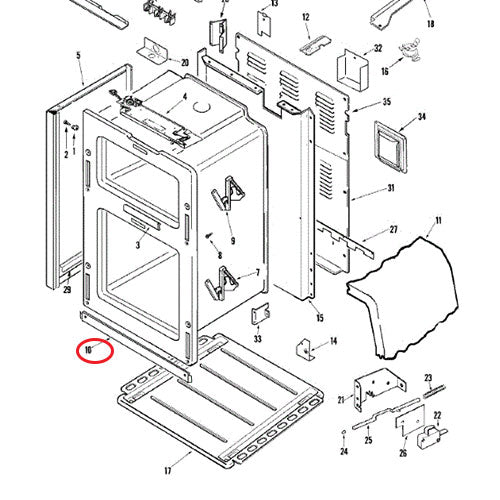 Whirlpool Part# 3608F091-70 Kick Trim ( OEM)