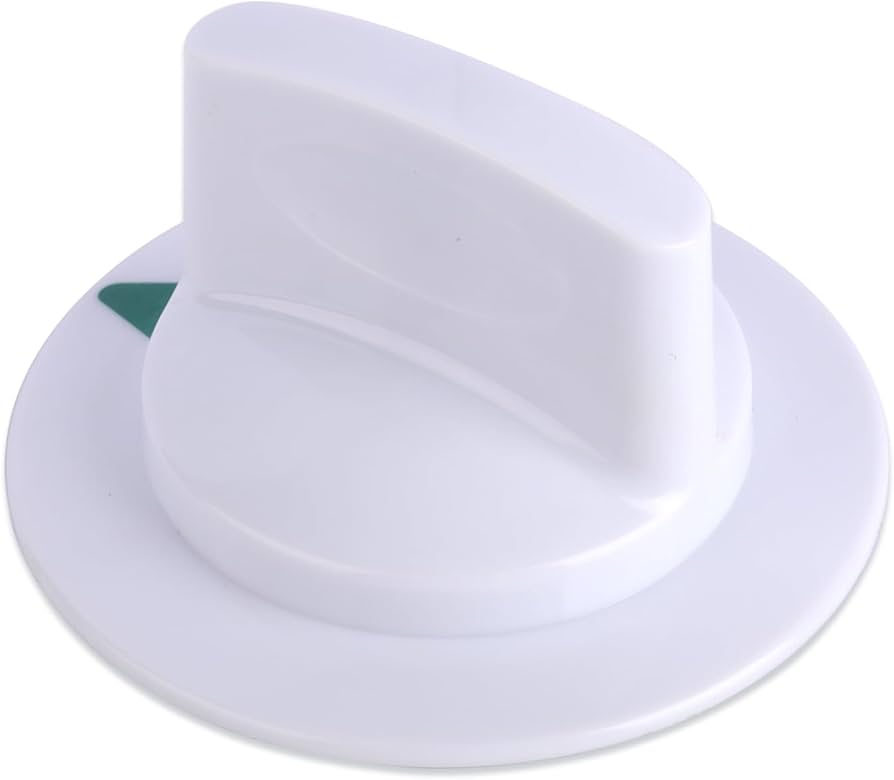 Hotpoint HTDX100GD6WW Timer Control Knob - White Genuine OEM