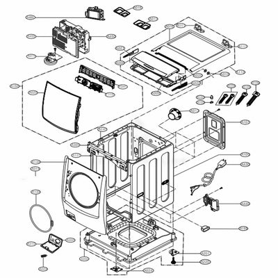 LG Part# EBR80471302 Electronic Control Board - Genuine OEM