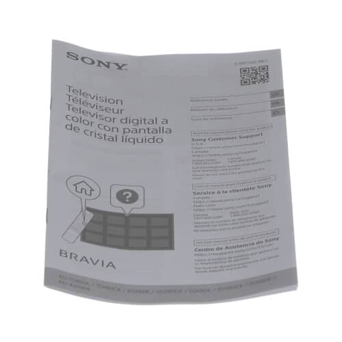 Sony Part# 5-037-325-11 Reference Guide - Genuine OEM