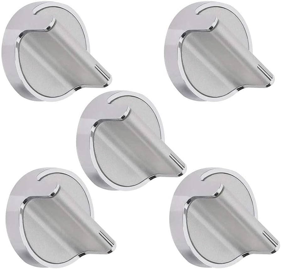 Whirlpool Cooktop Burner Knob Set WCG51US0DB00