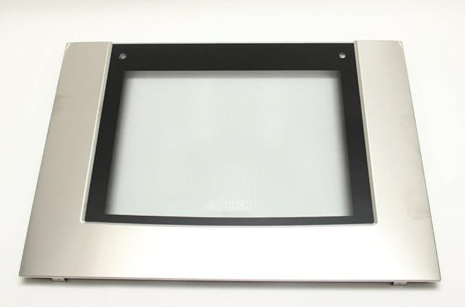 Bosch Outer Oven Door Panel (Stainless, Black) 00246549