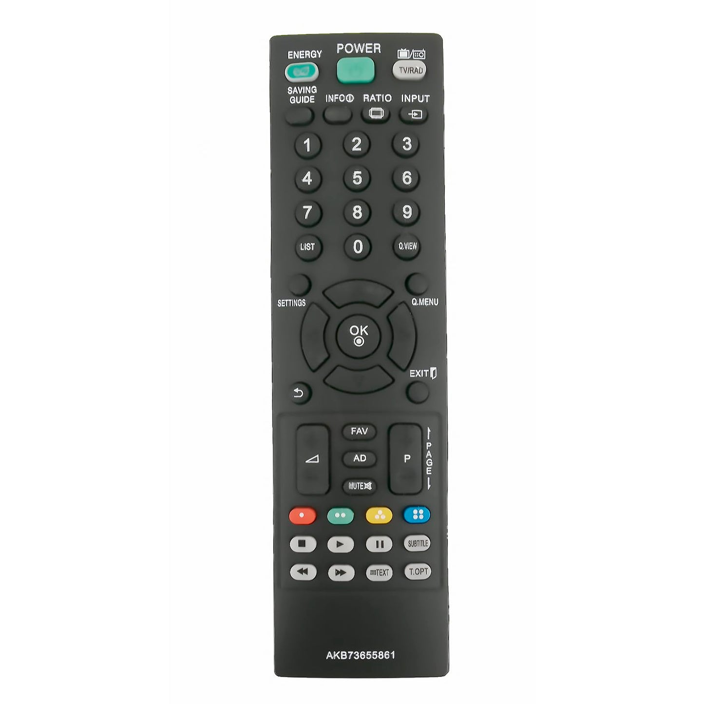 LG Remote Controller Assembly - AKB73655837