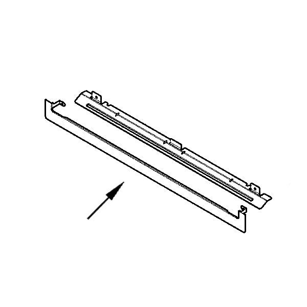 Electrolux Trim,Vent,Black Stainless,Lowe - 5304514923