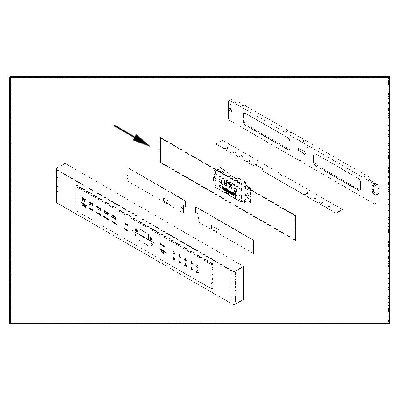 Electrolux Pc Board,Assembly,Display - 5304515309