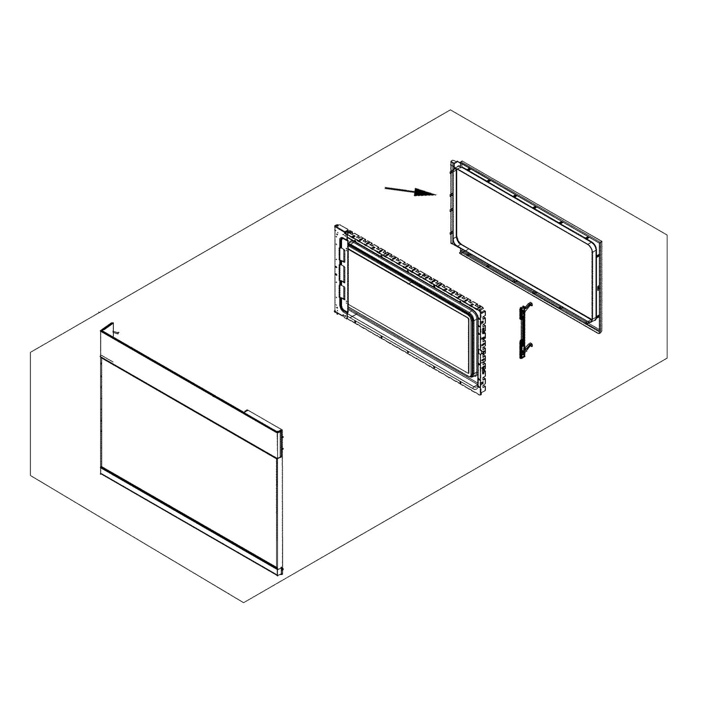 Electrolux Frame,Choke Cover, Inner - 5304517870