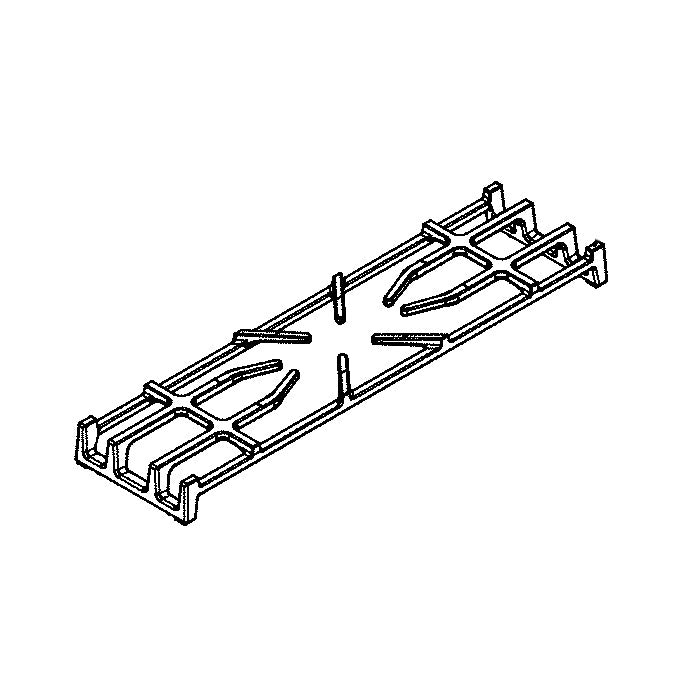 Electrolux Grate,Burner,Black,Center - 5304518359
