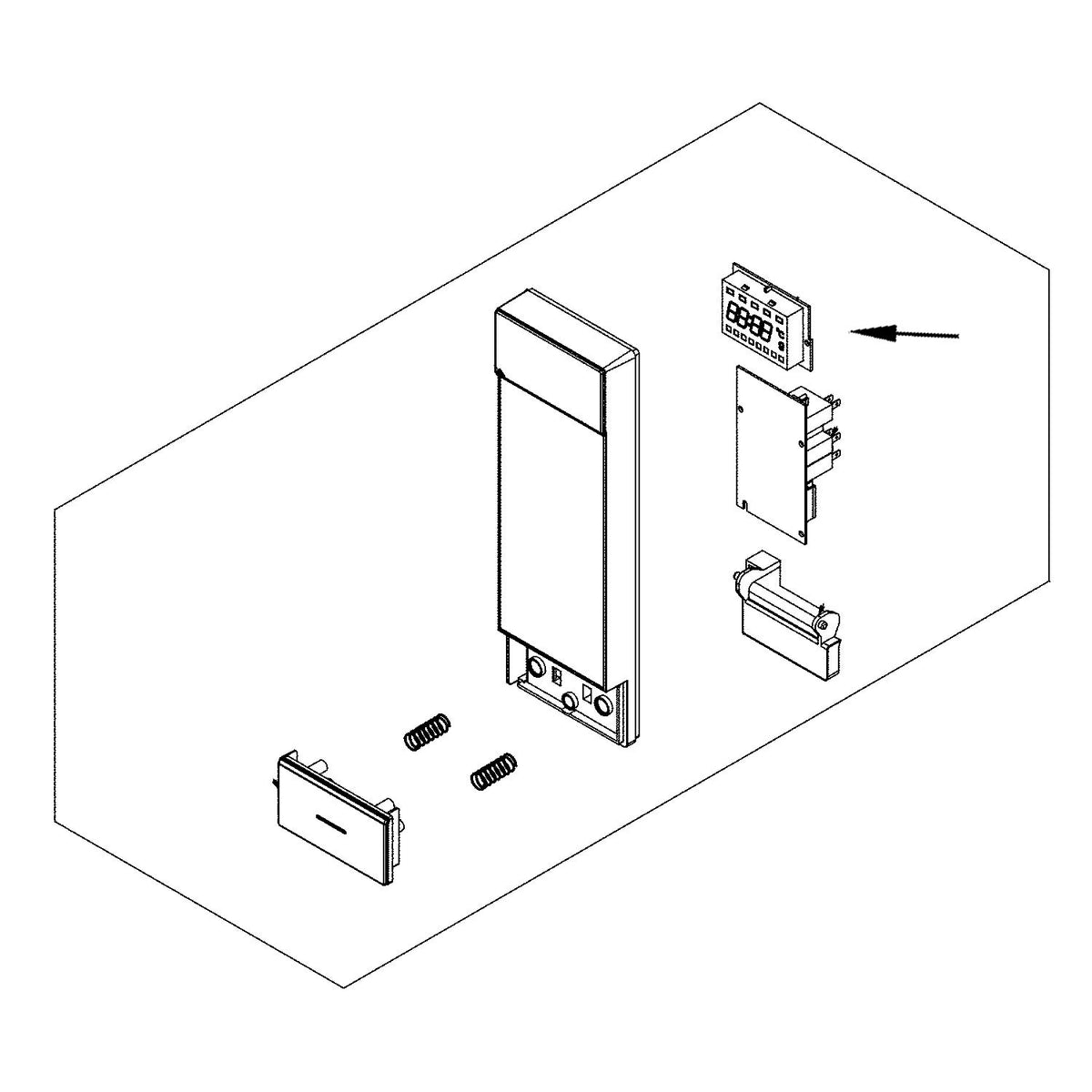 Electrolux Pc Board,Display - 5304519326
