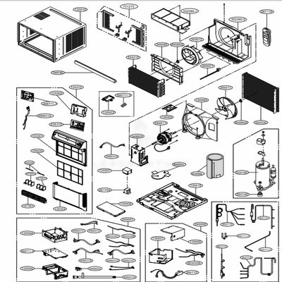 LG Front Grille Assembly - AEB75324502
