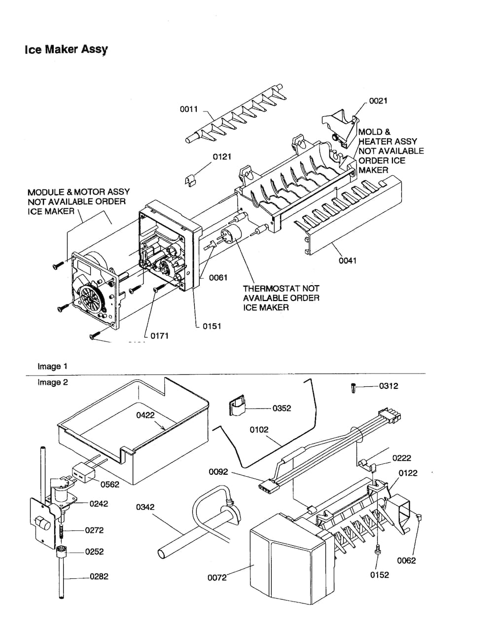 Whirlpool Ice Maker Wire Harness WPD7813010